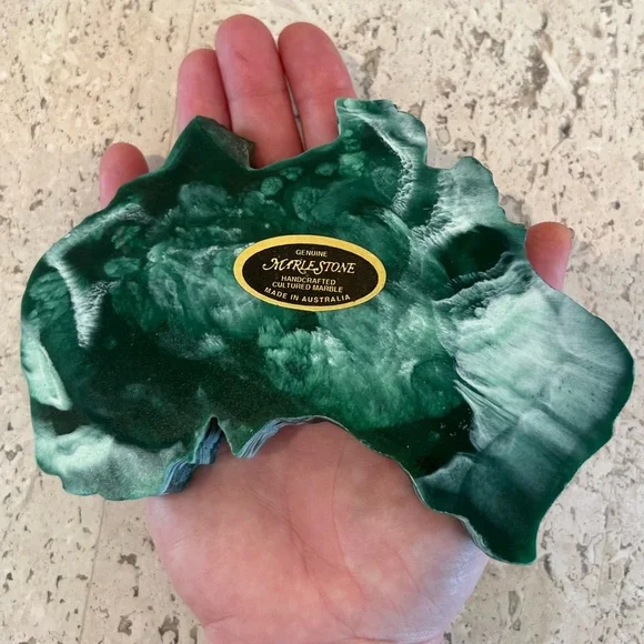 VTG Australian Marble Stone Paperweight - Picture 2 of 7